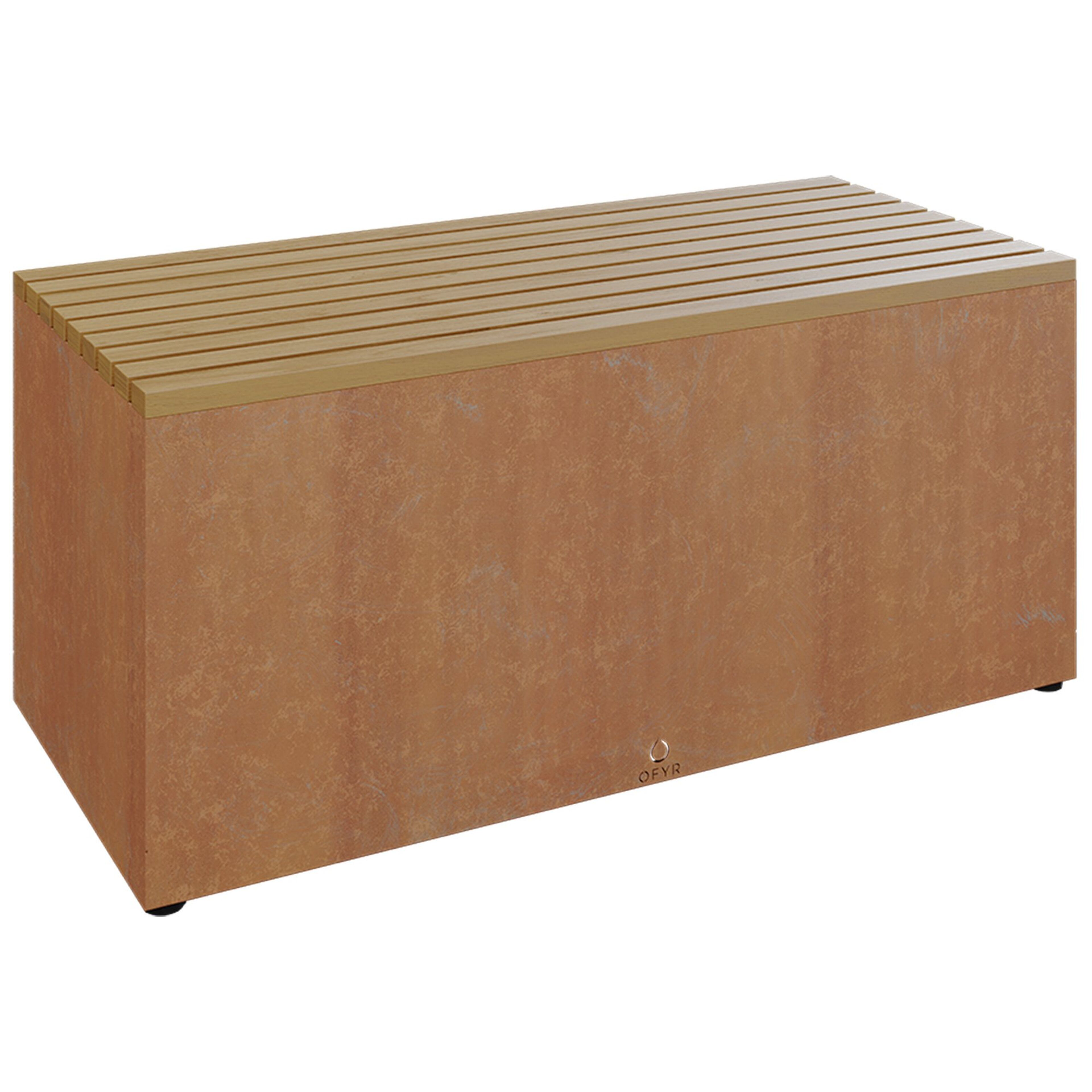 Trädgårdsbänk stål