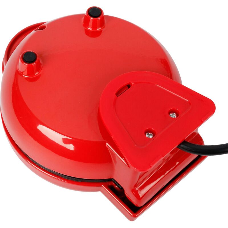 Belgisk våffeljärn, röd