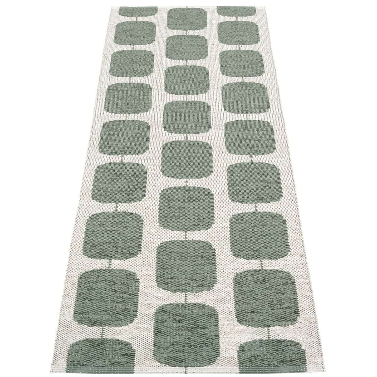 Gulvteppe Sten, 70 x 300 cm., army/fossil