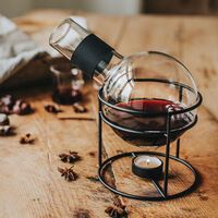 Glora glöggkolv 1,3 liter, svart