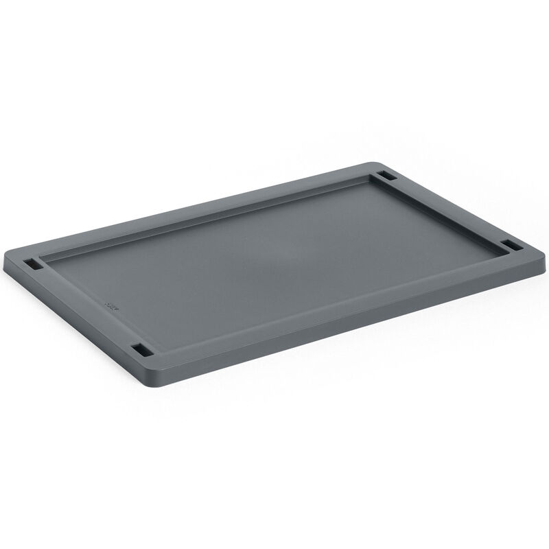 HAY Colour Crate lock small, charcoal