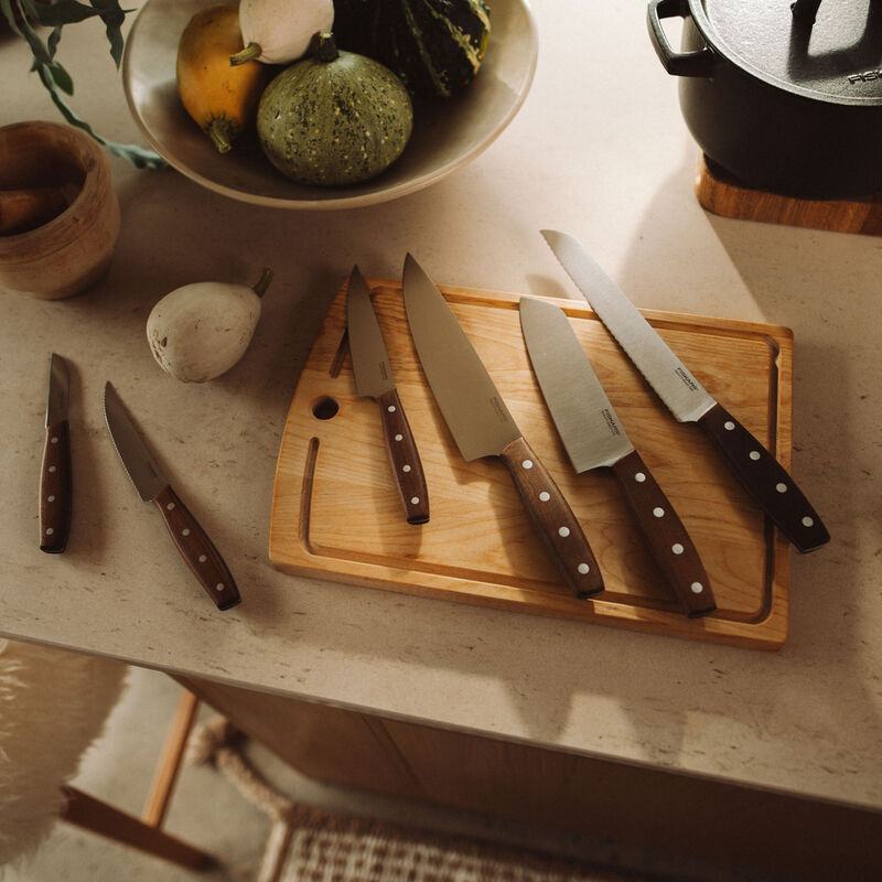 Folken skärbräda 25 × 36 cm, björk