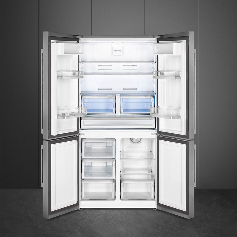 French Door kyl/frys 92 cm, rostfritt stål