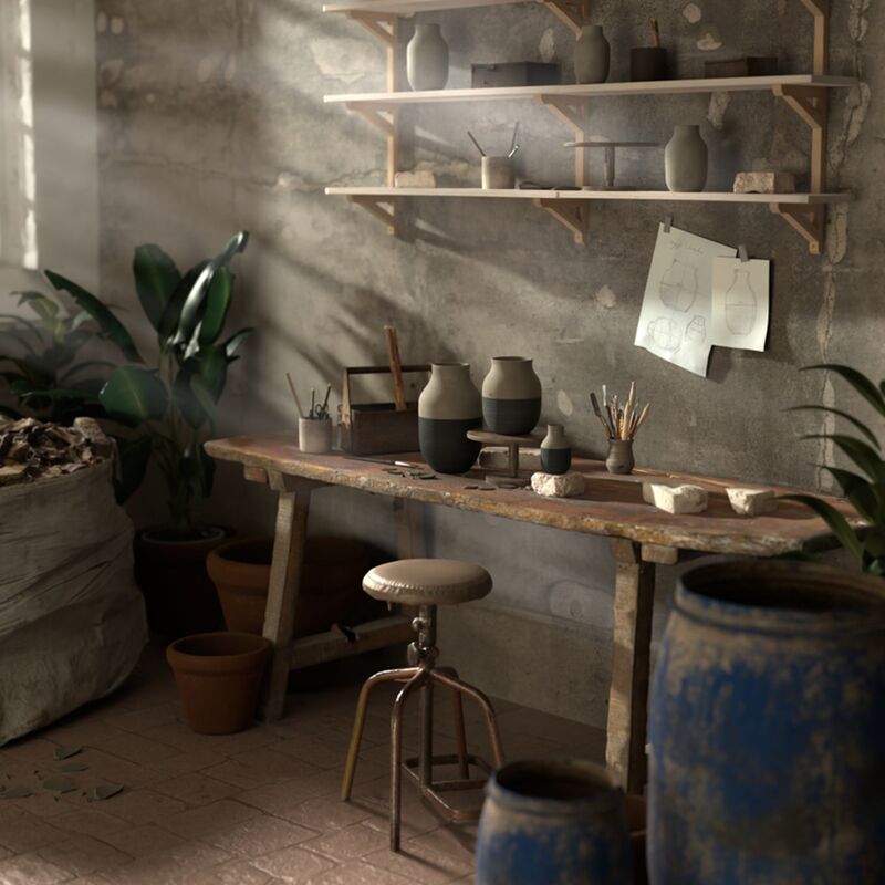 Omaggio Circulare maljakko 12,5 cm, antrasiitin harmaa