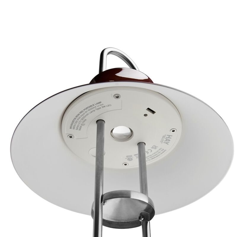 Mousqueton Portable bordlampe, red