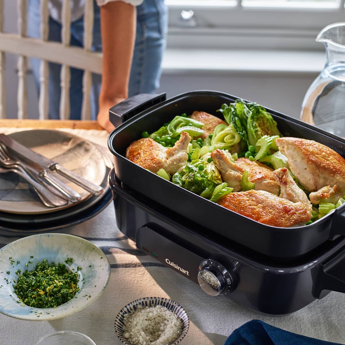 Multicooker, 1400W, harmaa