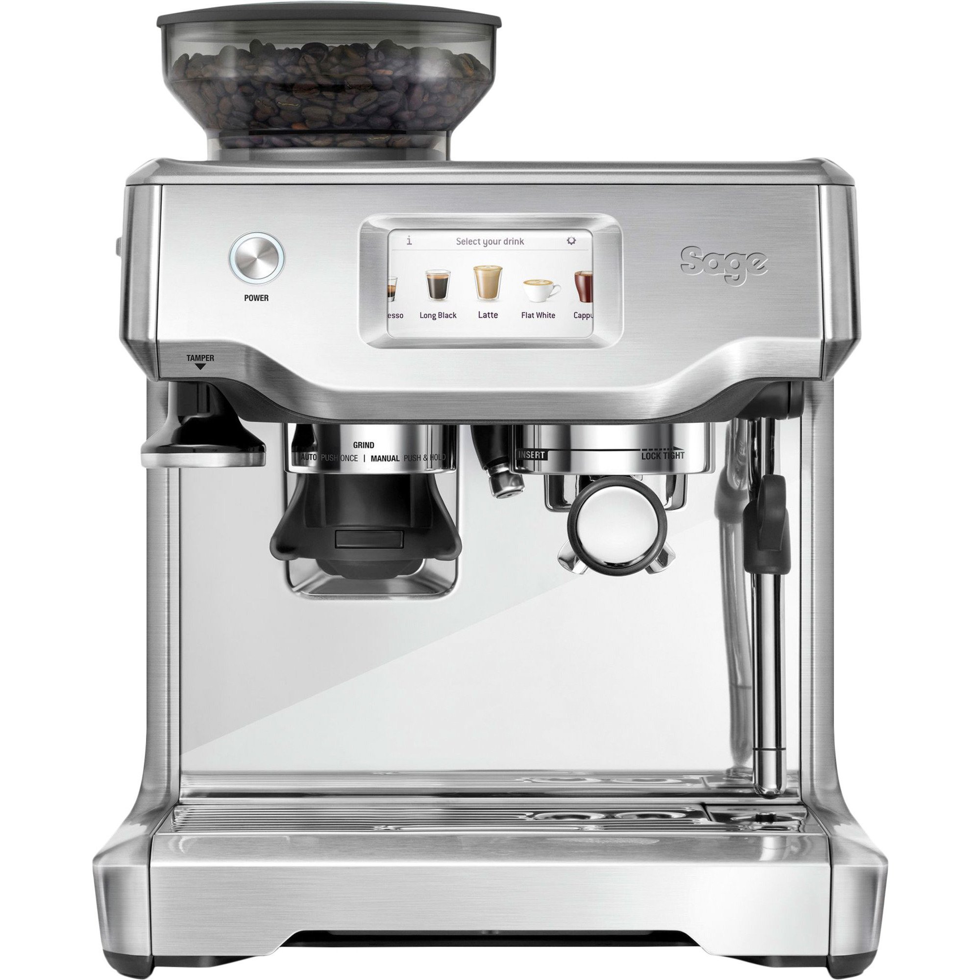 Ses880bss The Barista TouchĂ Espressomaskine Stål