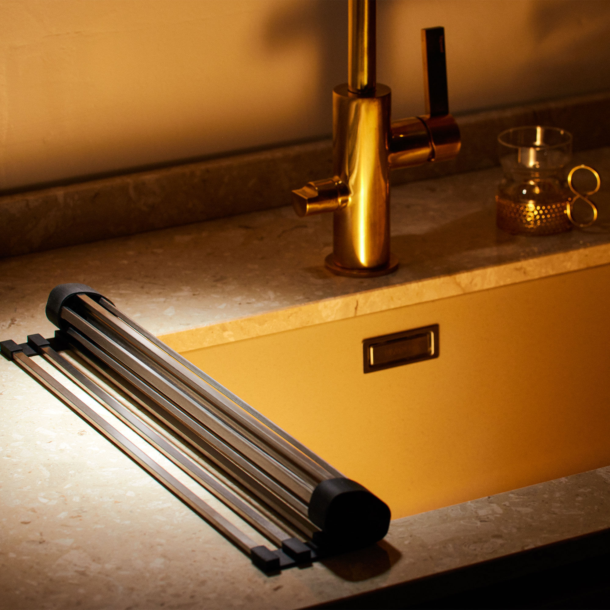 Oppvaskstativ, rustfritt stål