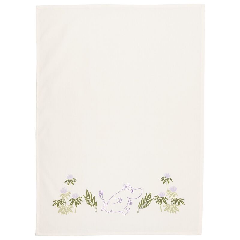 kökshandduk 50 x 70 cm, 2 st, lila/off-white