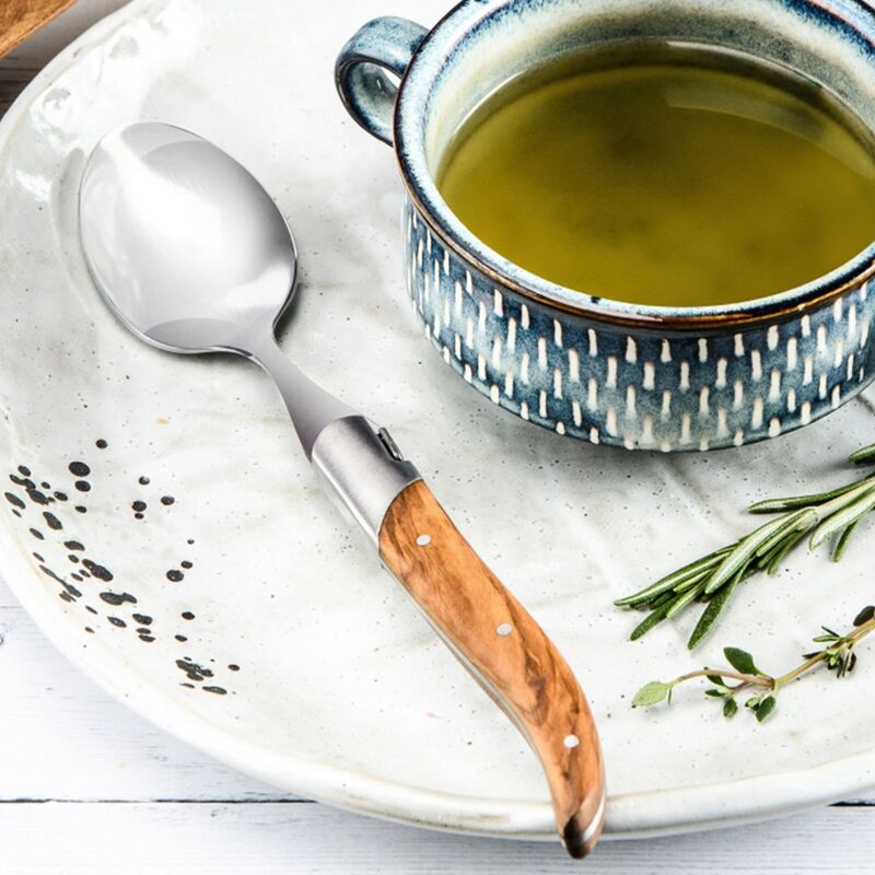 Skedar 6-pack, olivträ