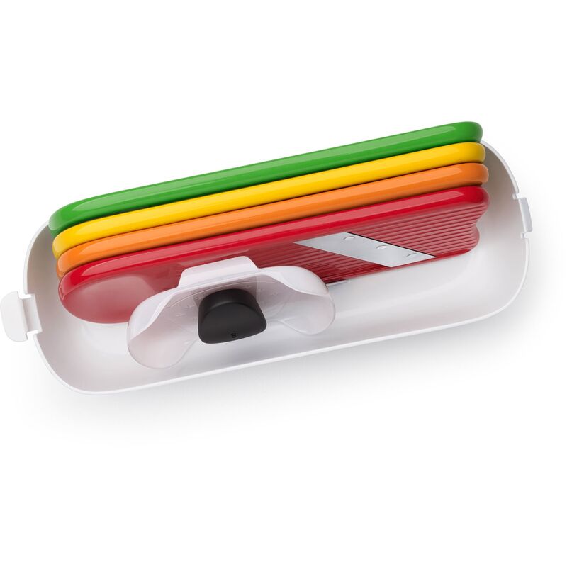 Mandolinsæt med spiralizer og rivejern