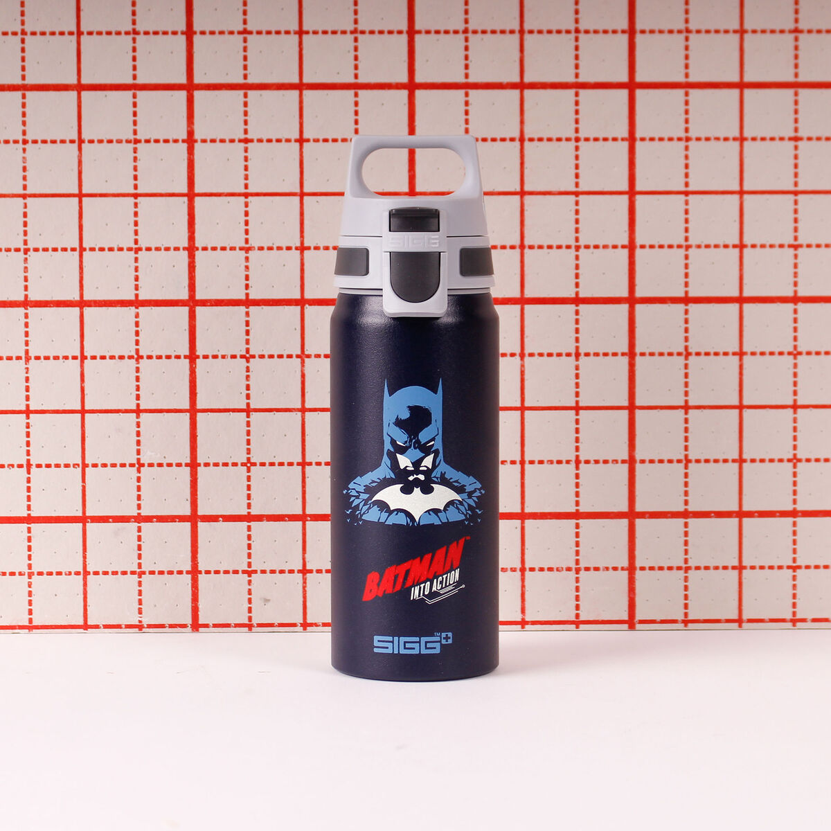 SIGG Warner Bros WMB ONE pullo 0,6 litraa, Batman Action Blue