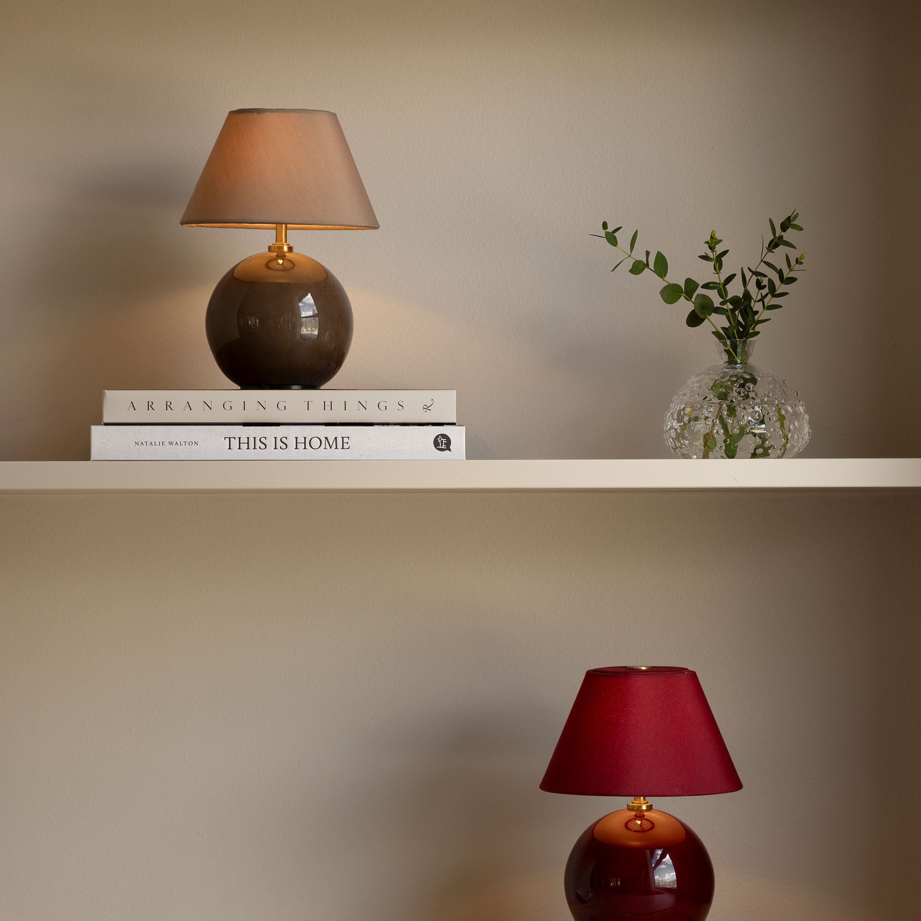 Globen Lighting Iris 16 Portabel bordslampa, mocha