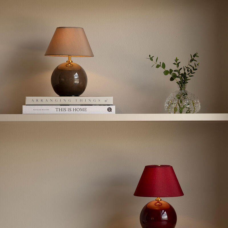 Globen Lighting Iris 16 Portabel bordslampa, mocha