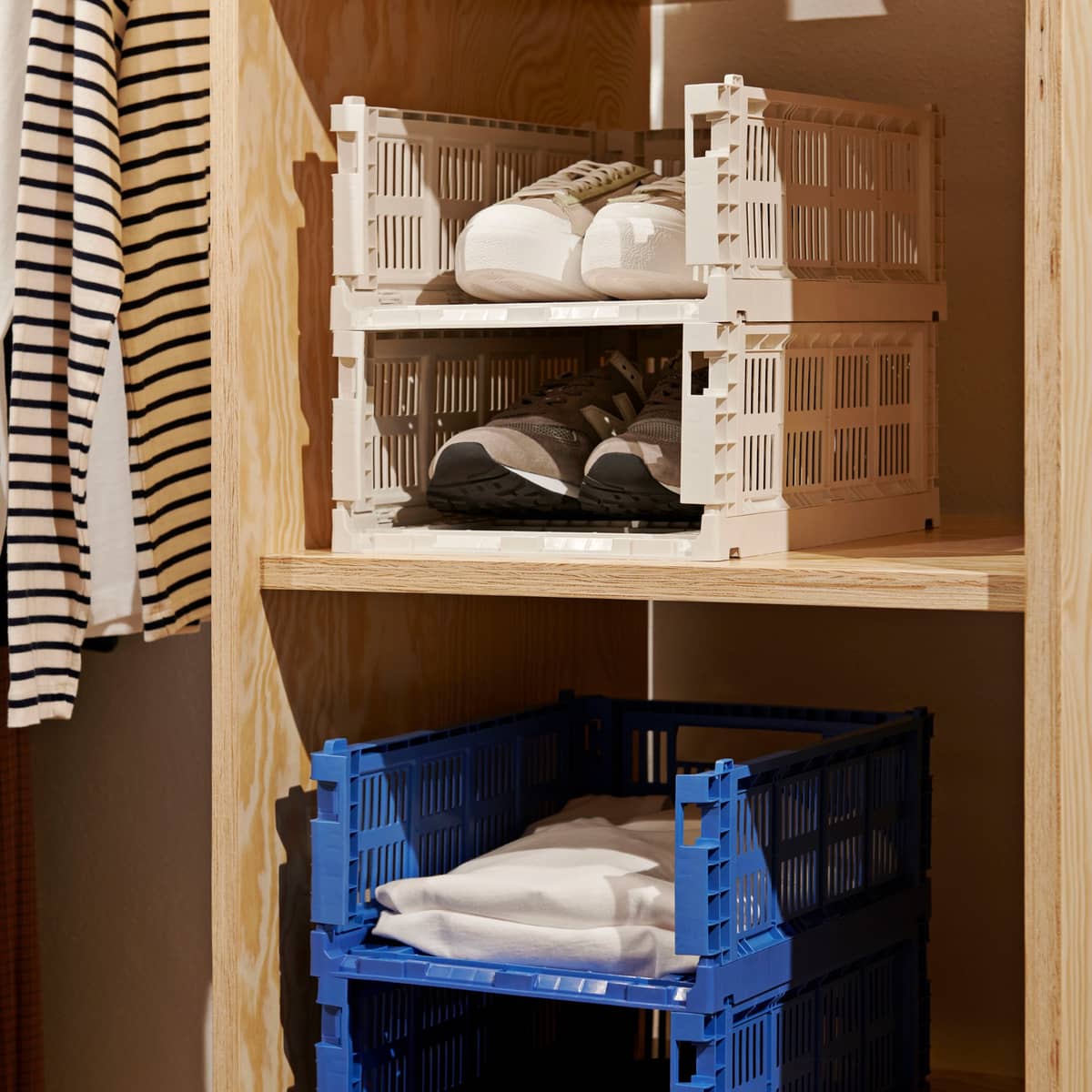 Colour Crate förvaringslåda medium, off white