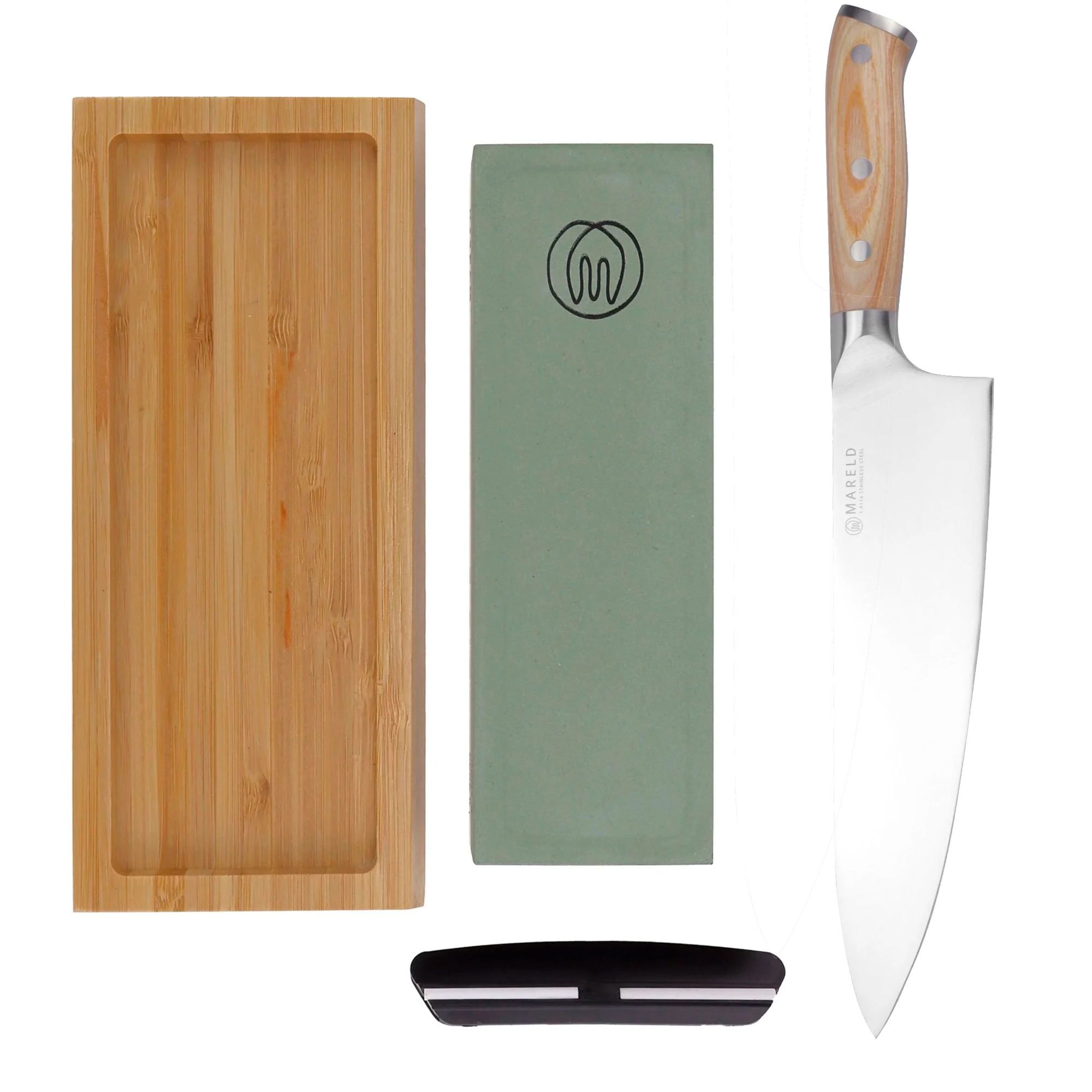 Kockkniv 20 cm med slipkit