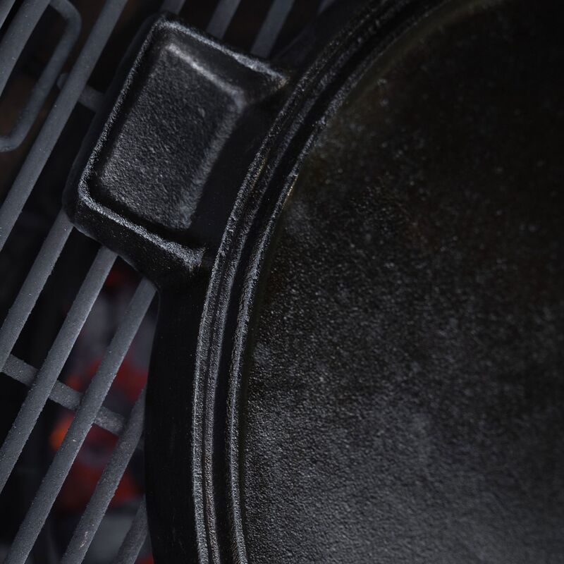 Gjutjärn Grill- och Stekplatta Rund 36 cm