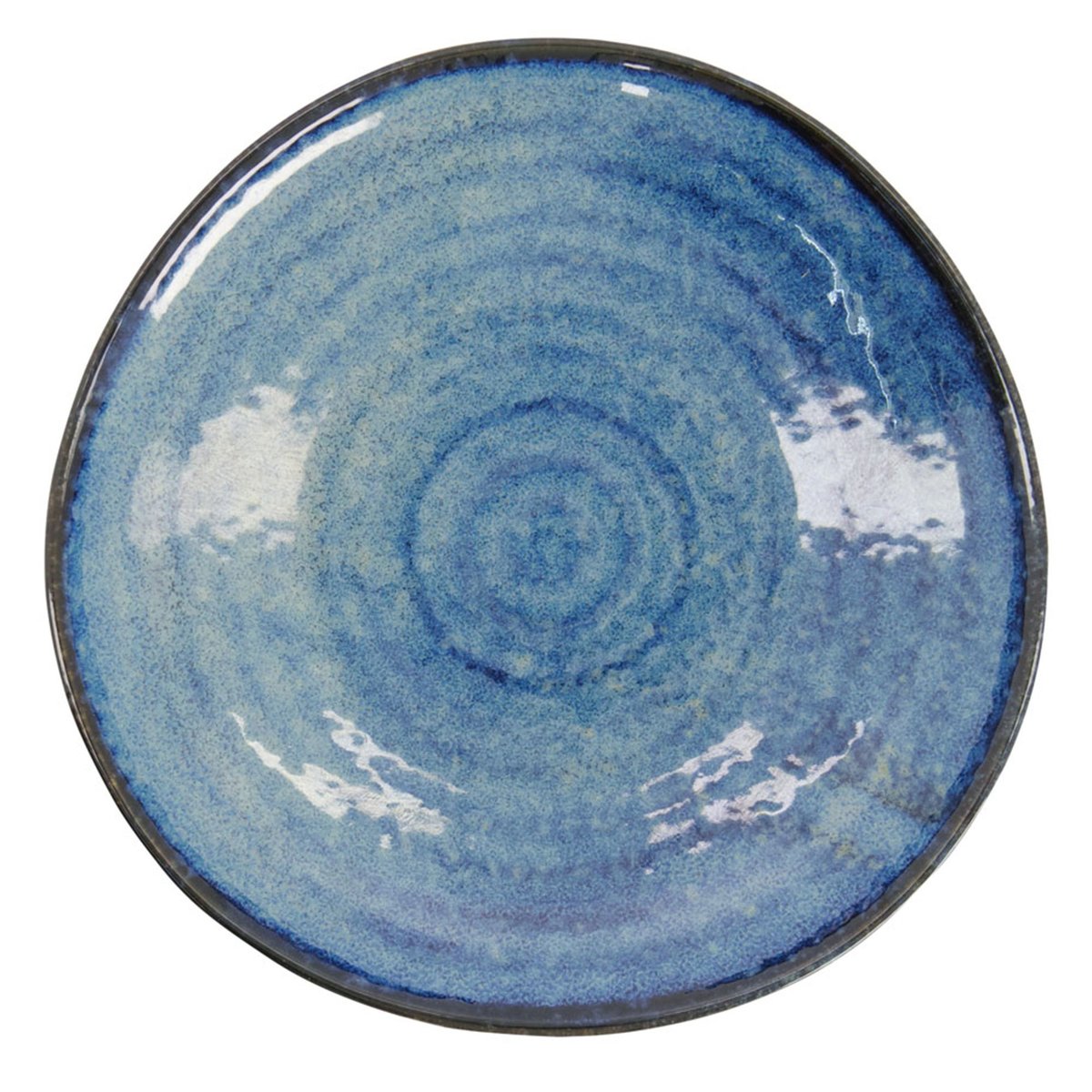 Triangle tallerken 18,9 x 3,5cm, cobalt blue