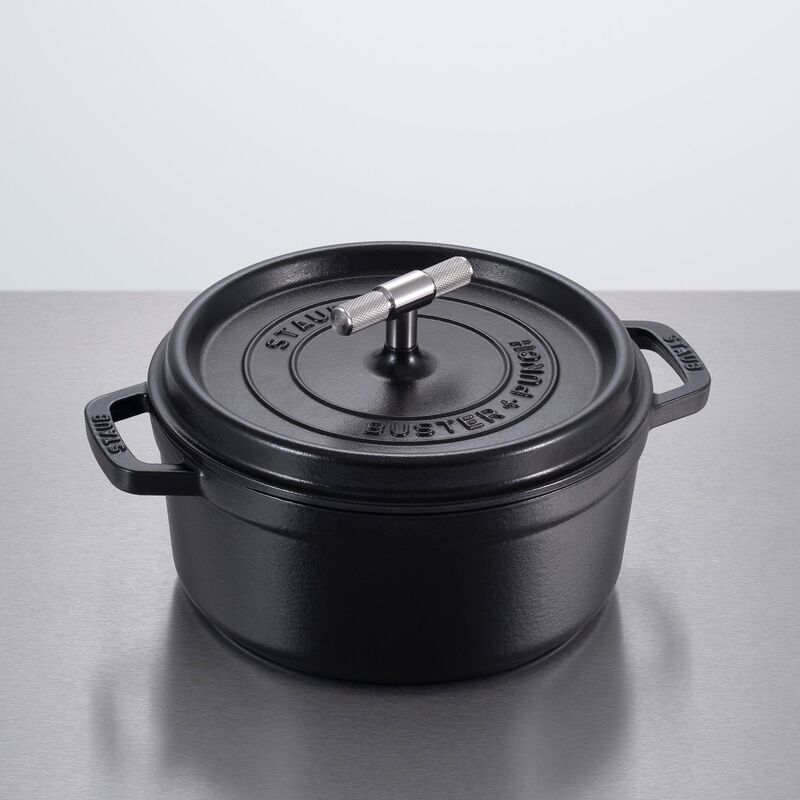 Buster+Punch pyöreä pata 24 cm, teräsnupilla