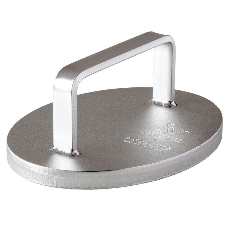 Grillpresse, rustfritt stål