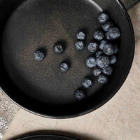 hög skål, 19,5 cm, titanium black