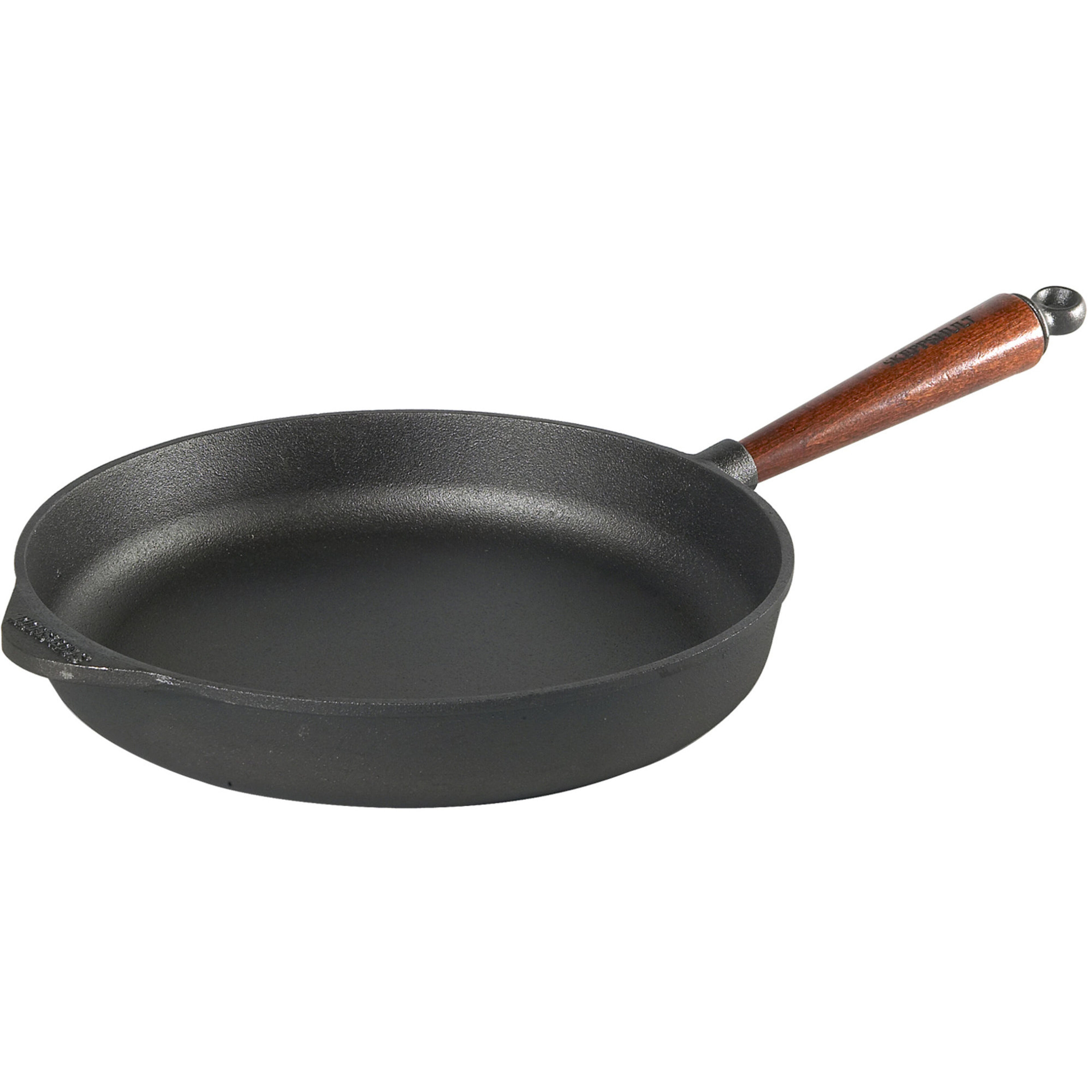 Traktörpanna 28 cm Trähandtag