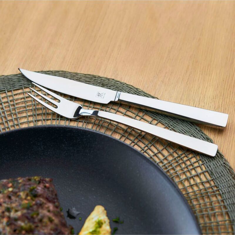 Grillbestikk Rustfri i 12 deler i Trekasse