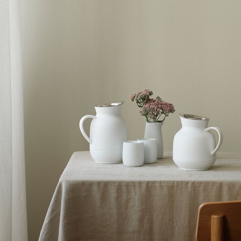 termoskanna 1 liter, kaffe, soft white