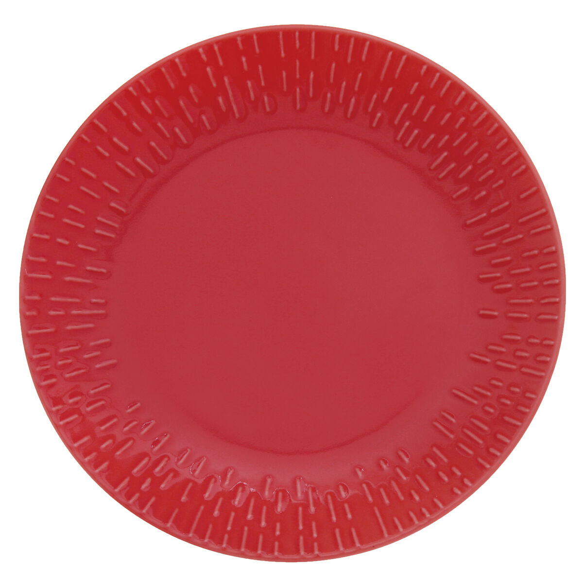 Confetti desserttallerken 21 cm, chili