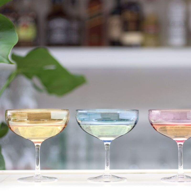 Happy cocktaillasi 28 cl, keltainen