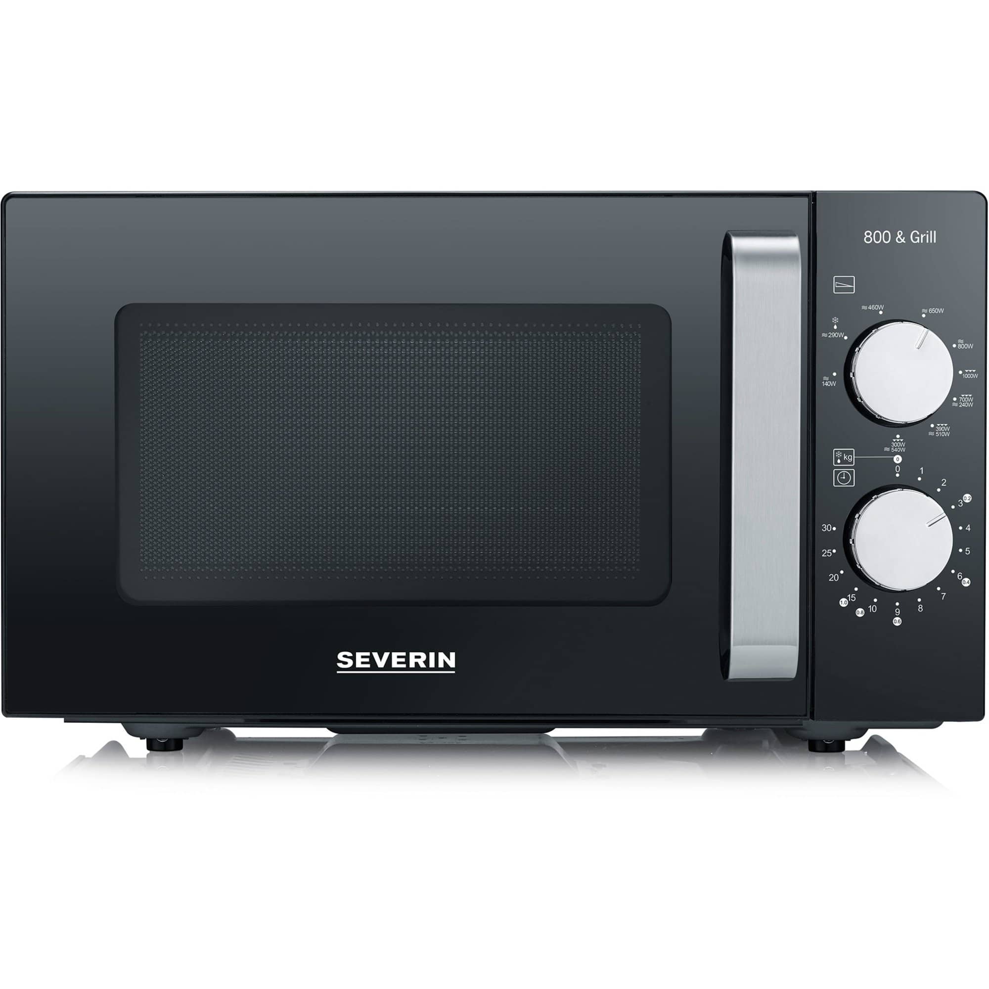 Bilde av MW 7762 - microwave oven with grill - freestanding - black/stainless steel