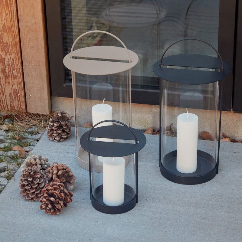 Maki lanterne 48 cm, clay