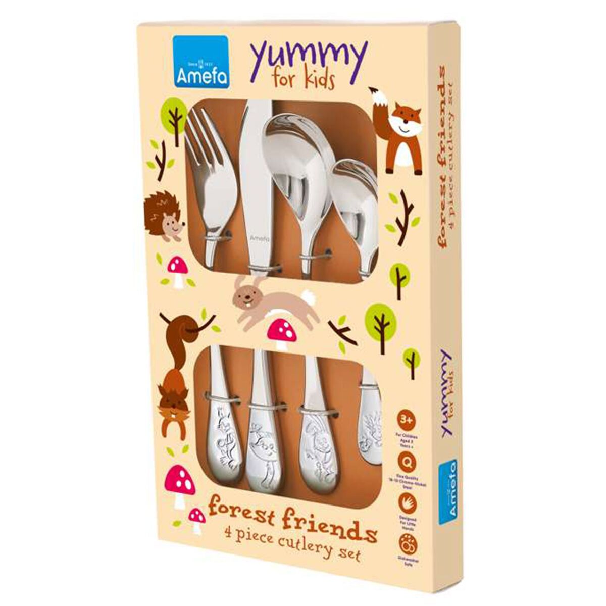 Forest Friends barnbestick, 4 delar