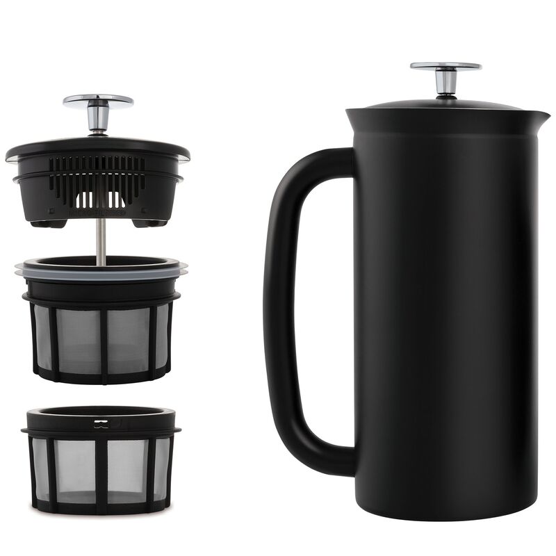 P7 Stempelkande Sort Stål 1 liter