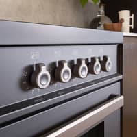 PRO105I2ECAT Professional induktionsspis med dubbelugn, 100 cm, svart 