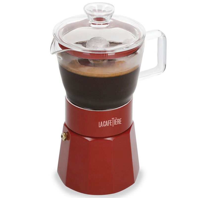 Espressokeitin, punainen