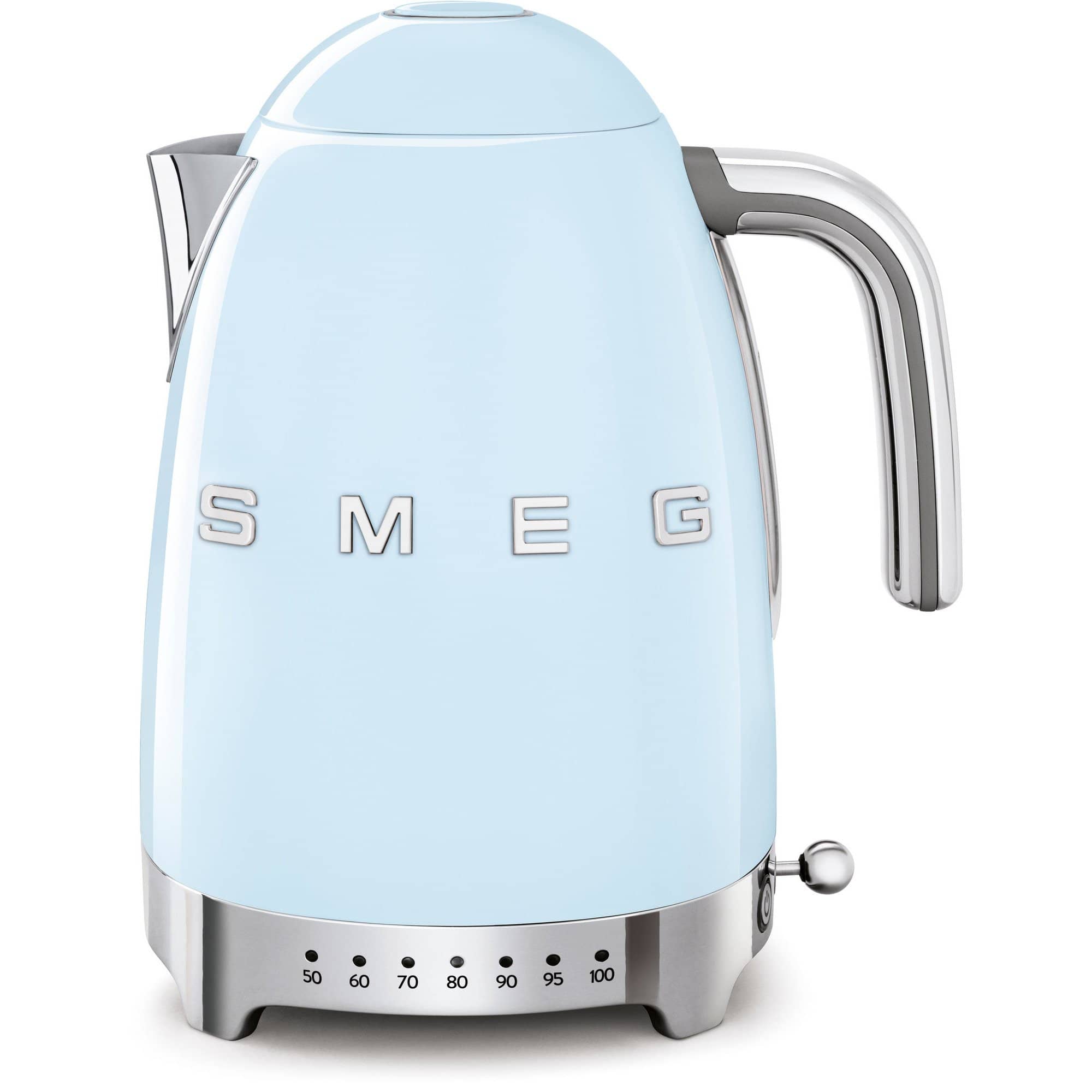 Produktfoto för Smeg Vattenkokare 1,7 l Variabel Temperatur Pastellblå