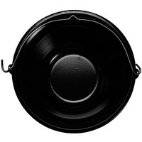 Svampegryde 10 liter, sortemaljeret stål