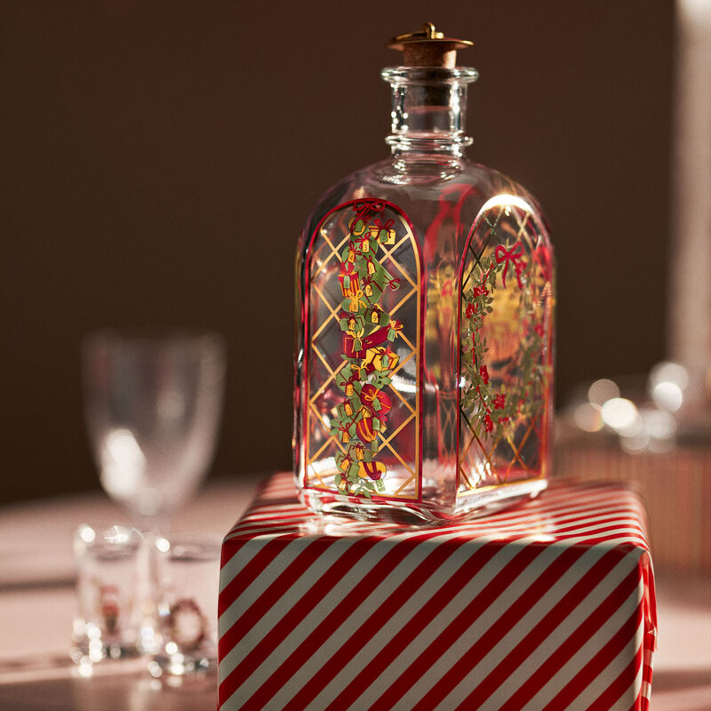 Holmegaard joulunapsipullo 2025 73 cl, multi