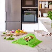 Dampkoger til mikroovn, grøn