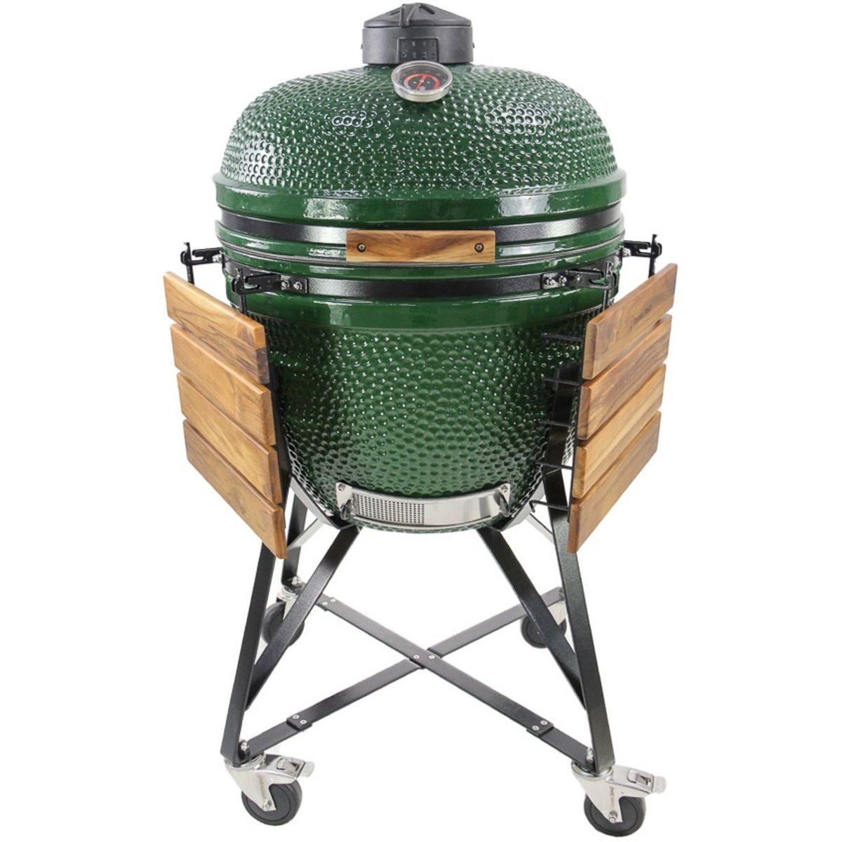 Maxi kulgrill m. tilbehørspakke, grøn