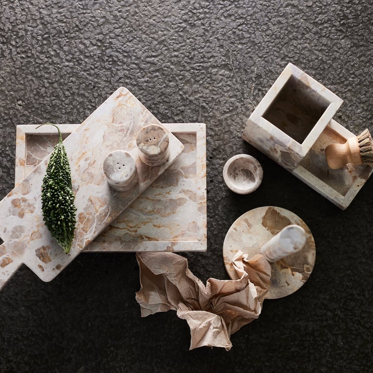 Vita opvaskestativ, seashell