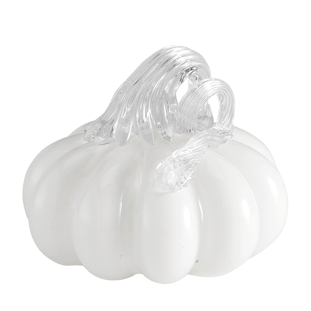 Græskar 8 cm, hvid