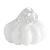 Græskar 8 cm, hvid