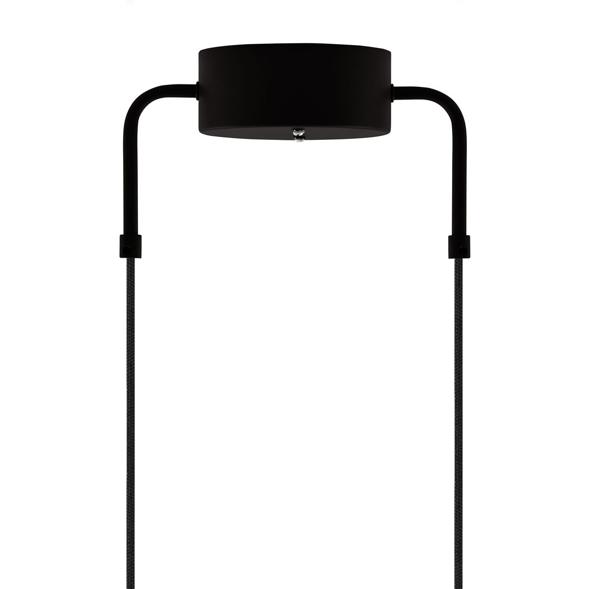 Curve pendel taklampa 50 cm, svart