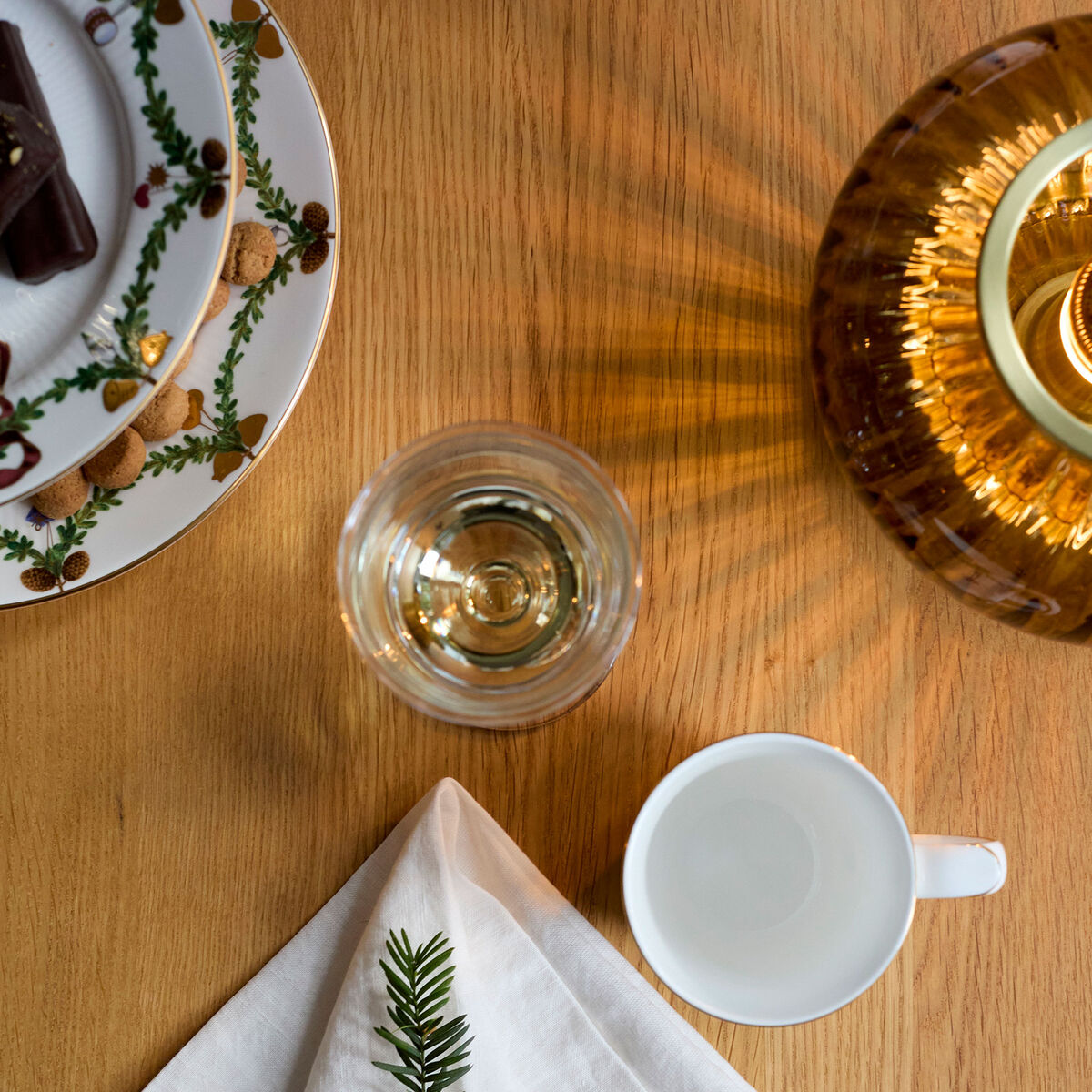 Urc bærbar bordlampe 19 cm, amber