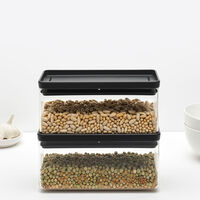 Tasty+ stabelbar beholder 1,5 liter, mørkegrå