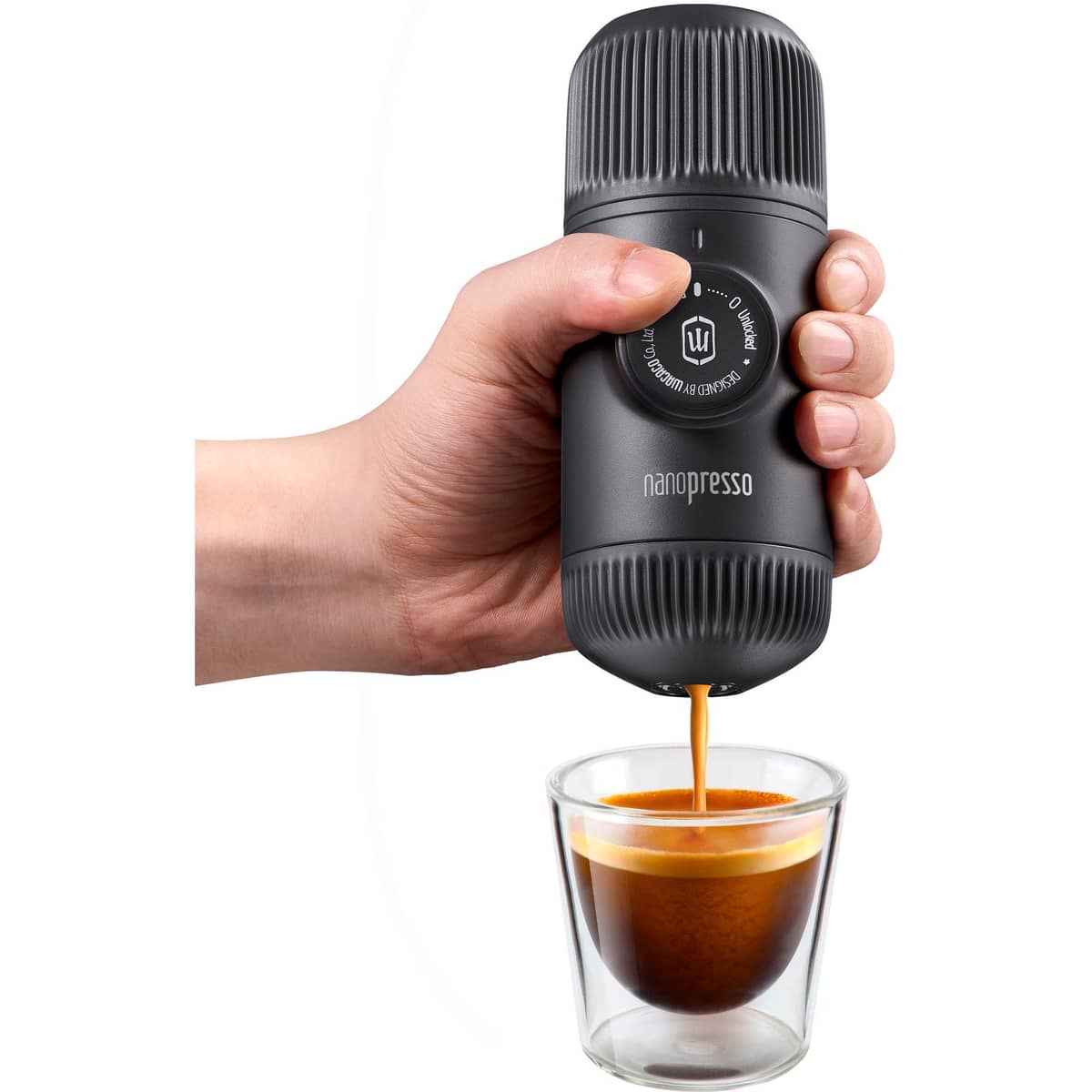 Nanopresso espressobrygger, grå