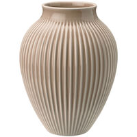Knabstrup Ripple Mat Vase 20 cm, lys rosa