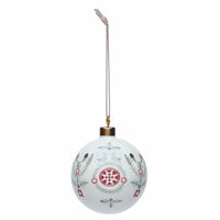 Swedish Grace Winter julekugle 8 cm